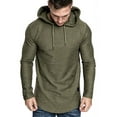thumbnail image 2 of UKAP Sweatshirts pour Hommes Sweat à Capuche à Cordon Manches Longues Coupe Régulière Automne Vert TG, 2 of 6