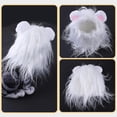 thumbnail image 5 of Peluca de melena de león, disfraces para mascotas, sombrero para Halloween, Navidad, decoración para gatos gatitos, 5 of 5