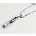 thumbnail image 5 of Twisted Bar Long Pendant Keepsake Necklace Keepsake Memorial Gifts for Women-2025, 5 of 5