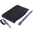 thumbnail image 1 of Attaches de Câble Réutilisables, Pack de 50 Organisateur de Câble de Fixation de Cordon Réglable Trilancer, 20 cm (Noir), 1 of 7