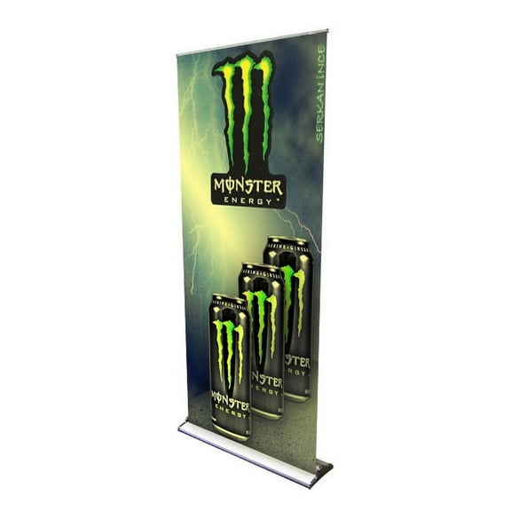 Signworld 36" HD Retractable Roll Up Banner Stand Trade Show Display - Great for Special Events or Business Advertising, Marketing, Promotional
