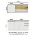 thumbnail image 3 of Cocina Integral Modular Madesa Glamy 180cm BB, 3 of 5