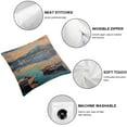 thumbnail image 4 of Nawypu Pillow Cover Spring Scene Town Beach Nature Parks View Tourism Post Outdoor Explore Decorative Throw Pillows Cushion Cover for Bedroom Sofa Living Room 2pcs, 4 of 6
