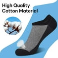 thumbnail image 2 of Elutong No Show Socks Mens, 8 Pairs Non Slip Invisiable Cotton Socks with Low Cut 5.5-11, 2 of 7