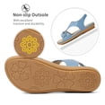 thumbnail image 5 of Ecetana Sandals for Women Dressy Comfortable Summer Beach Casual Elastic Strap Flat Sandals, 5 of 7