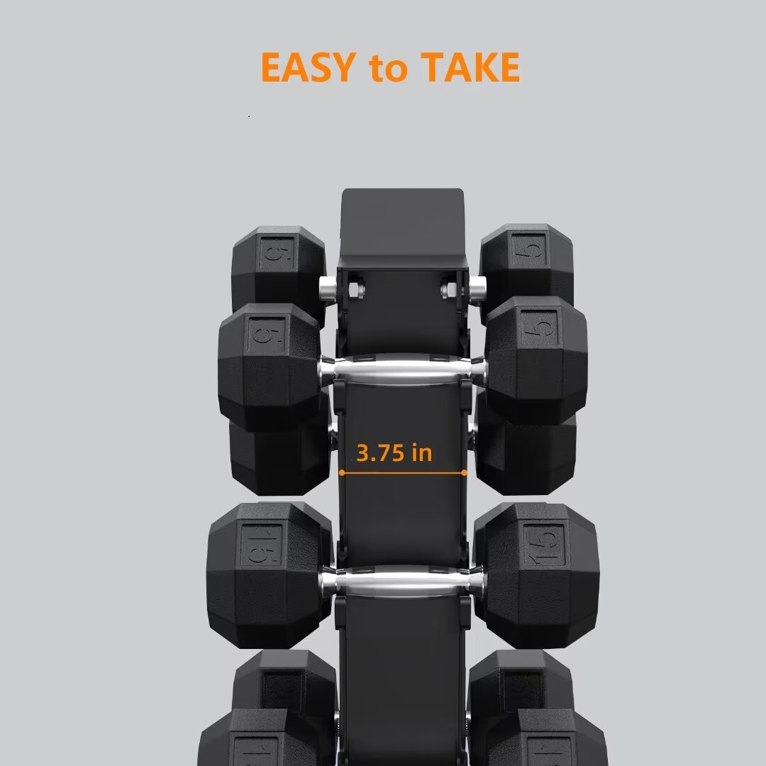 Dumbbell Rack Stand Only, A-Frame Dumbbell Weight Rack, 480 Weight Capacity, Portable Weight Storage Organizer Perfect for Home Gym Fitness Storage