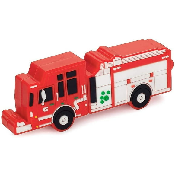 shiyou-Leizhan Cute USB Flash Drive 32GB Thumb Drive Data Storage Memory Stick Jump Drive (32GB, Fire Engine)