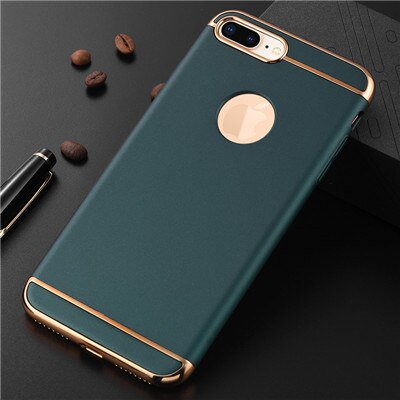 Funda de teléfono chapada de lujo a prueba de golpes, carcasa dura mate para iphone 7, 8 Plus, 6, 6s, 5, 5s, PC, X, Xr, Xs, 11, 12, 13 Pro Max Fivean unisex