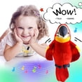 thumbnail image 4 of Peluche parlante Houwsbaby rojo con forma de loro interactivo de 23 cm, 4 of 7