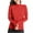 Red, variant on qucoqpe Women's Fall Knitted Sweaters Winter Basic Solid Base Layer Sweater Trendy Long Sleeve Crewneck Womens Knitted Pullover Tops