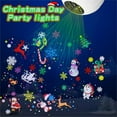 thumbnail image 4 of Mikilon Halloween Decorations, New 16 Picture Projection Light Bulbs Christmas Holiday Lights Snowflake Projection Lights Halloween Decorations Colorful Rotating Light Bulbs, white, 4 of 5