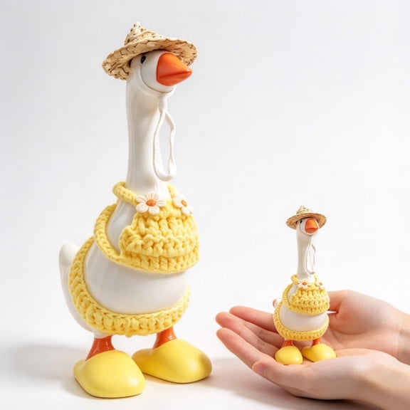 Mini Desk Goose Outfits, Desktop Goose Clothes Desk Goose Accessories Set for Party Decorations