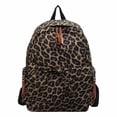thumbnail image 5 of UJNDER Students Leopard Print Large Capacity Backpack for Commuting Travel and Daily School Use Versatile Daypack,Khaki,Large, 5 of 5
