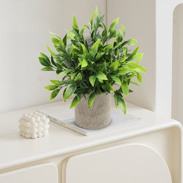 Birdeem Home Office Desks, Home Decorations for Living Room, Artificial Green Plants Simulation Potted Home Office Hotel Lobby Decoration Green Plants Home Decoration Artificial Plants