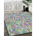 thumbnail image 3 of Ahgly Company Machine Washable Indoor Square Transitional Grey Gray Area Rugs, 8' Square, 3 of 7