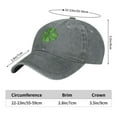 thumbnail image 3 of Four Leaf Clover Baseball Caps for Men Women Adjustable Casual Trucker Hats for Fishing Outdoor Activities Fashion Hats, 3 of 6