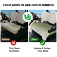 thumbnail image 4 of Golf Cart Seat Covers for 2 Seater, Sage Green Ombre Soft Microfiber Cart Seat Towel Blanket, Farmhouse Sage Green Ombre Absorbent Breathable Non Slip Bench Seats Protector for Golf Course 51"x31", 4 of 9