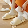 thumbnail image 3 of Dakaela Cloud Slides for Women Men Open Toe Shower Recovery Shoes Quick Drying Pillow House Bath Slippers, 3 of 9
