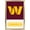 Gold Framed Version, variant on NFL Washington Commanders - Logo 22 Wall Poster, 22.375" x 34"