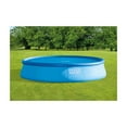 Intex 12 Ft Round Easy Set and Metal Frame Swimming Pool Solar Tarp
