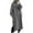 Gray, variant on gakvbuo Fall Dresses For Women 2022 Fashion Women Autumn O-Neck Solid Loose Hooded Long Sleeve Dress