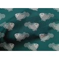 thumbnail image 4 of oneOone Cotton Cambric Fabric Fish Block Print Fabric By The Yard 56 Inch Wide, 4 of 4