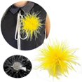 thumbnail image 2 of Feather Brooch Scarf Clip Jewelry Accessories Women Clothing Decorations, 2 of 5
