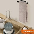 thumbnail image 3 of 2X Toallero Sin Taladrar, Toallero Extensible para Pegar para BañO y Cocina, Soporte para PañOs de Cocina en la Pared, Negro, 3 of 5