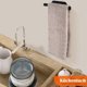 thumbnail image 3 of 2X Toallero Sin Taladrar, Toallero Extensible para Pegar para BañO y Cocina, Soporte para PañOs de Cocina en la Pared, Negro, 3 of 5