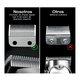 thumbnail image 3 of Kit De Cortapelos Profesional Hombres Recortador Pelo Barba  Malubero Plata, 3 of 4