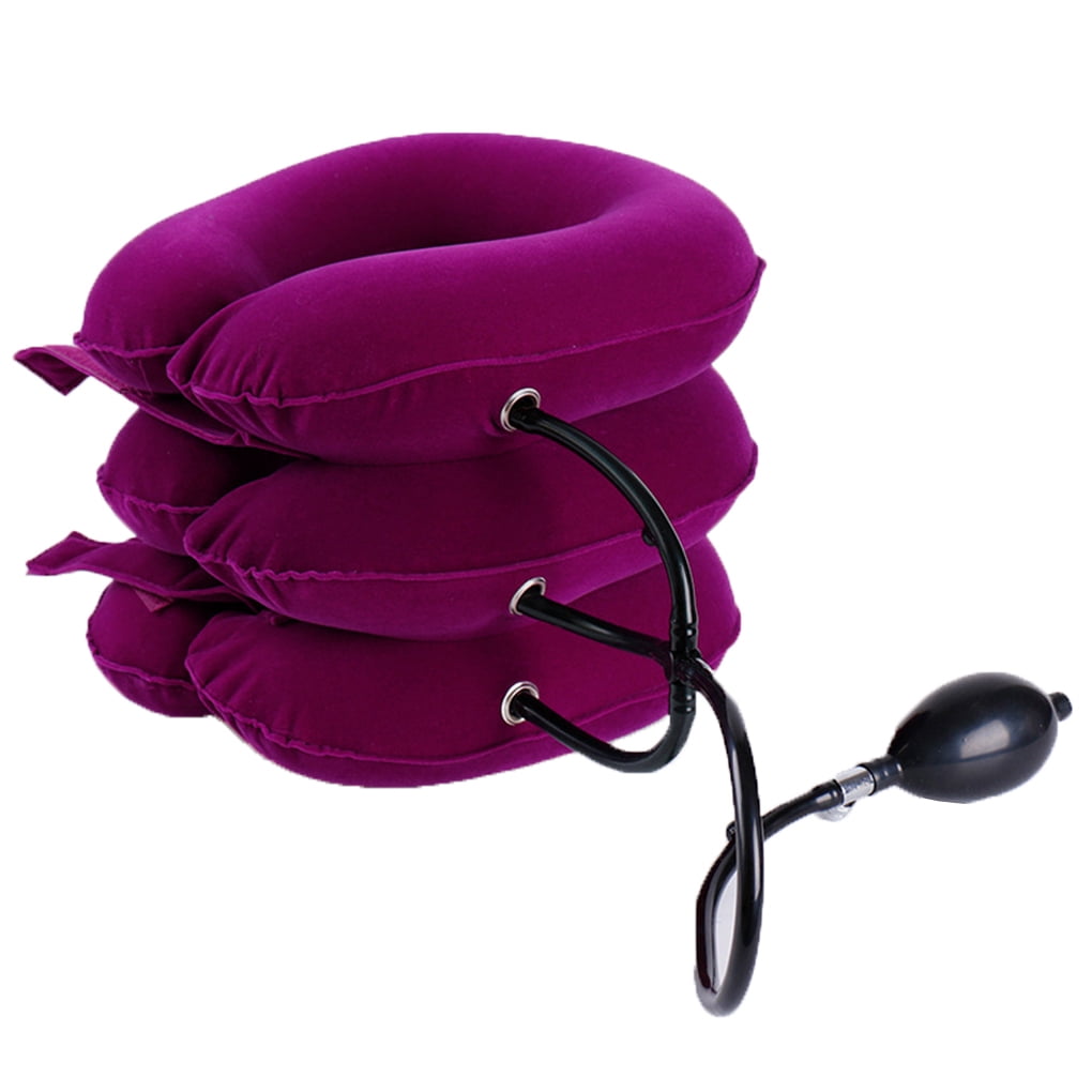 Ｈｉ．ＦＡＮＣＹ　Inflatable Neck Traction Stretcher Air Cervical Massager Brace Support Cushion for Back Shoulder Neck Pain