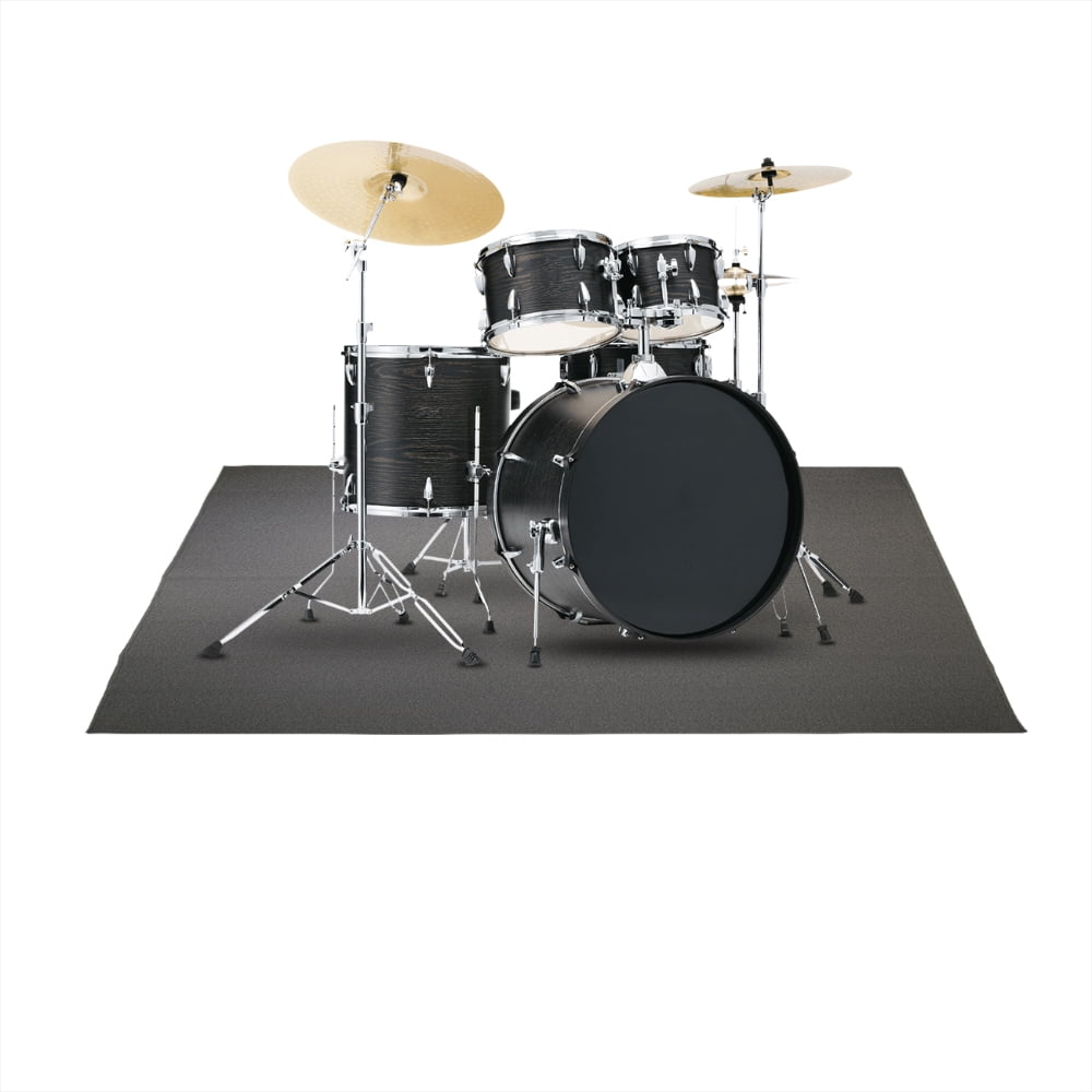 5.25'x6.5' Drum Rug Carpet Mat Non Slip by Trademark Innovations