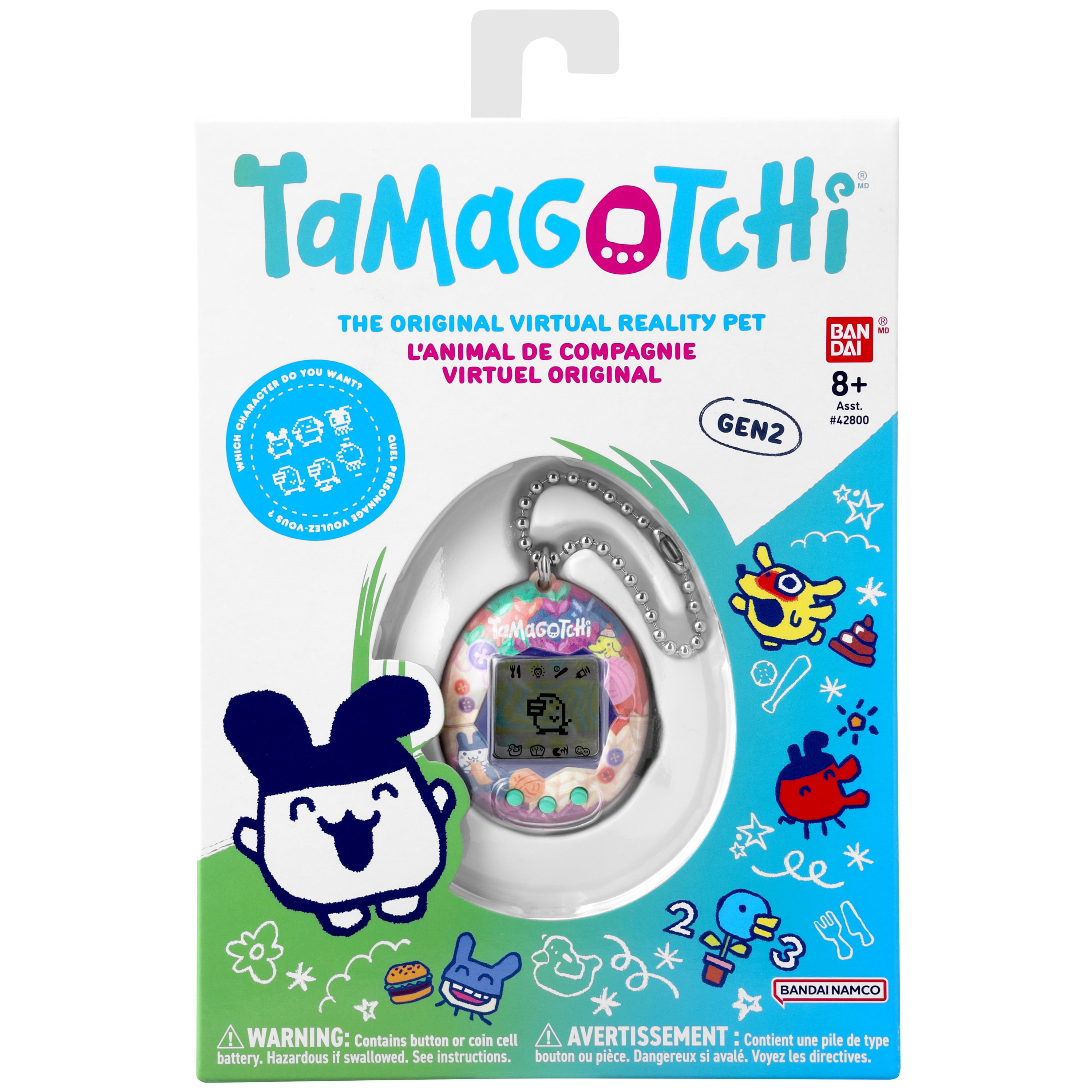 Tamagotchi, Digital Pet, Pink Treasure Jewel, Generation 2