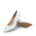 thumbnail image 4 of BURUDANI Women's Pumps Closed Toe Pointed Toe Kitten Heels for Women Party Dance Wedding Dress Shoes for Women, 4 of 7
