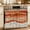 Burnt Orange, variant on Brown Tree Branches Oven Skirt Curtain 32"Wx24"L, Waterproof Ruffled Stove Cover Skirt with 8 Ribbon Ties, Vintage Nature Brown Ombre Decorative Oven Door Curtains Drapes for Kitchen Cabinet Storage