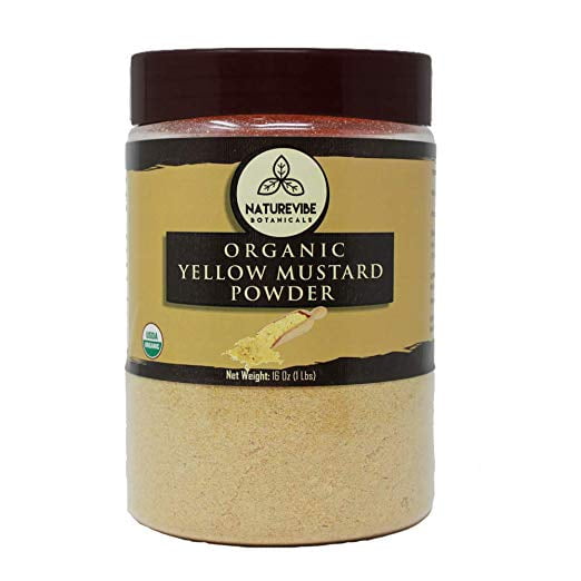 Naturevibe Botanicals Yellow Mustard Seed Powder 1lb