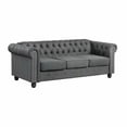thumbnail image 4 of Morden Fort Sofas for Living Room Furniture Sets, Fabric Linen Couch Grey, 4 of 6