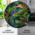 thumbnail image 3 of Tropical Lizard Stained Glass Window Hanging Sun Catcher Halloween Haning Ornament Decoration Christmas Birthday Gifts for Lover and Friends, 3 of 6