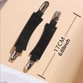 thumbnail image 5 of GUOOL 2 Pieces Elastic Shoe Strap for Sandals Cloud Platform EVA Slippers Slippers black, 5 of 5