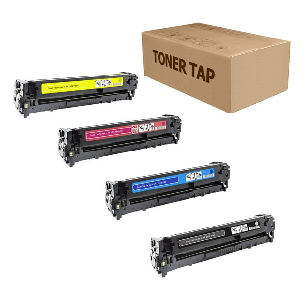 Toner Tap Compatible 210x Toner pour Pro200 M251NW M276NW Remplacement pour CF210X CF210A CF211A CF212A CF213A 131A 131X (Haut Rendement 4 Pack Bundle)
