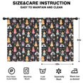 thumbnail image 2 of Blackout Kids Curtains,Black Princess Castle Rainbow Pattern Childrens Insulated Curtains Set Of 2,Bedroom Essentials,Toddler Room Decor 42"x54", 2 of 5