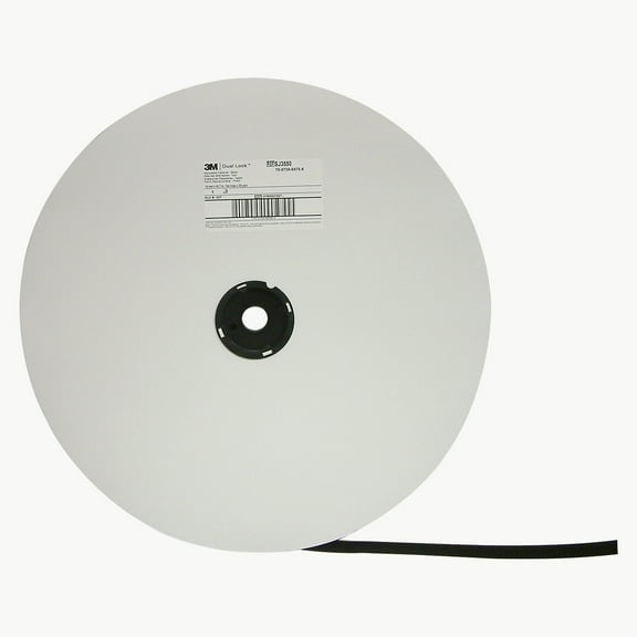 3M Dual Lock Type 250 Reclosable Fastener [Black / Acrylic Adhesive] (SJ3550): 3/4 in. x 50 yds. (Black)