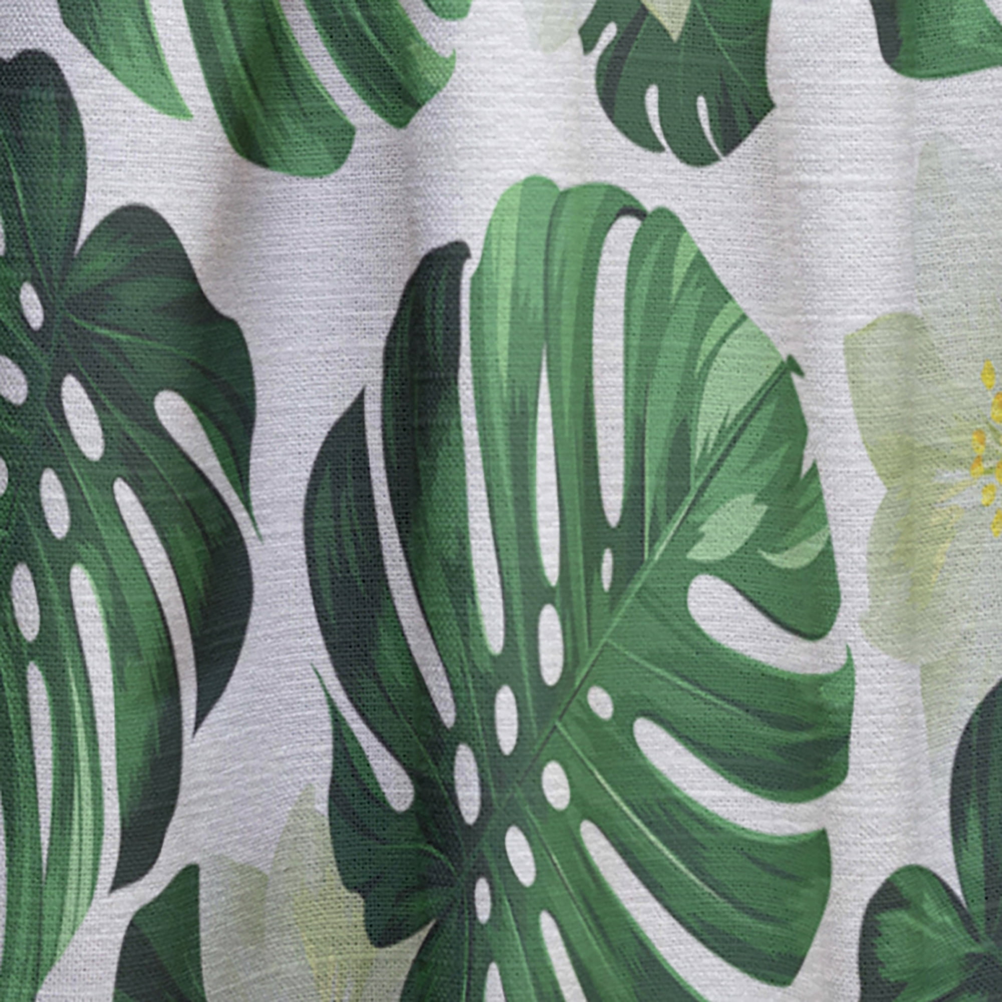 Designart 'Tropical Foliage Mood I' Floral Curtain Panel