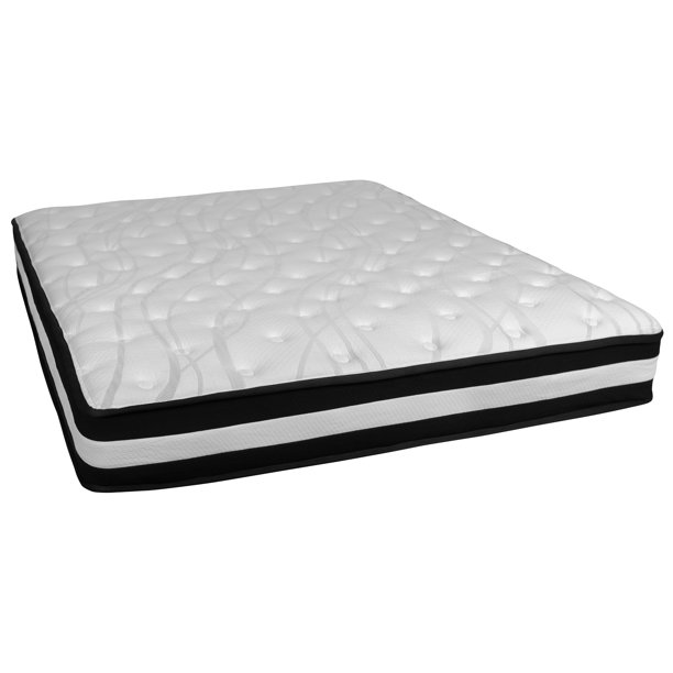Millennium Comfort 10 Inch Foam and Pocket Spring Mattress, Queen