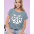 thumbnail image 2 of Make America Goth Again Crop Tee Crop Tee Women's, 2 of 4