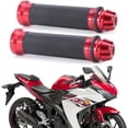 thumbnail image 3 of Rojo 1 par Universal 7/8" 22 mm Empuñaduras de Manillar de Motocicleta Gel Escombros Compatible con Street Bike Dirt Bike, 3 of 4