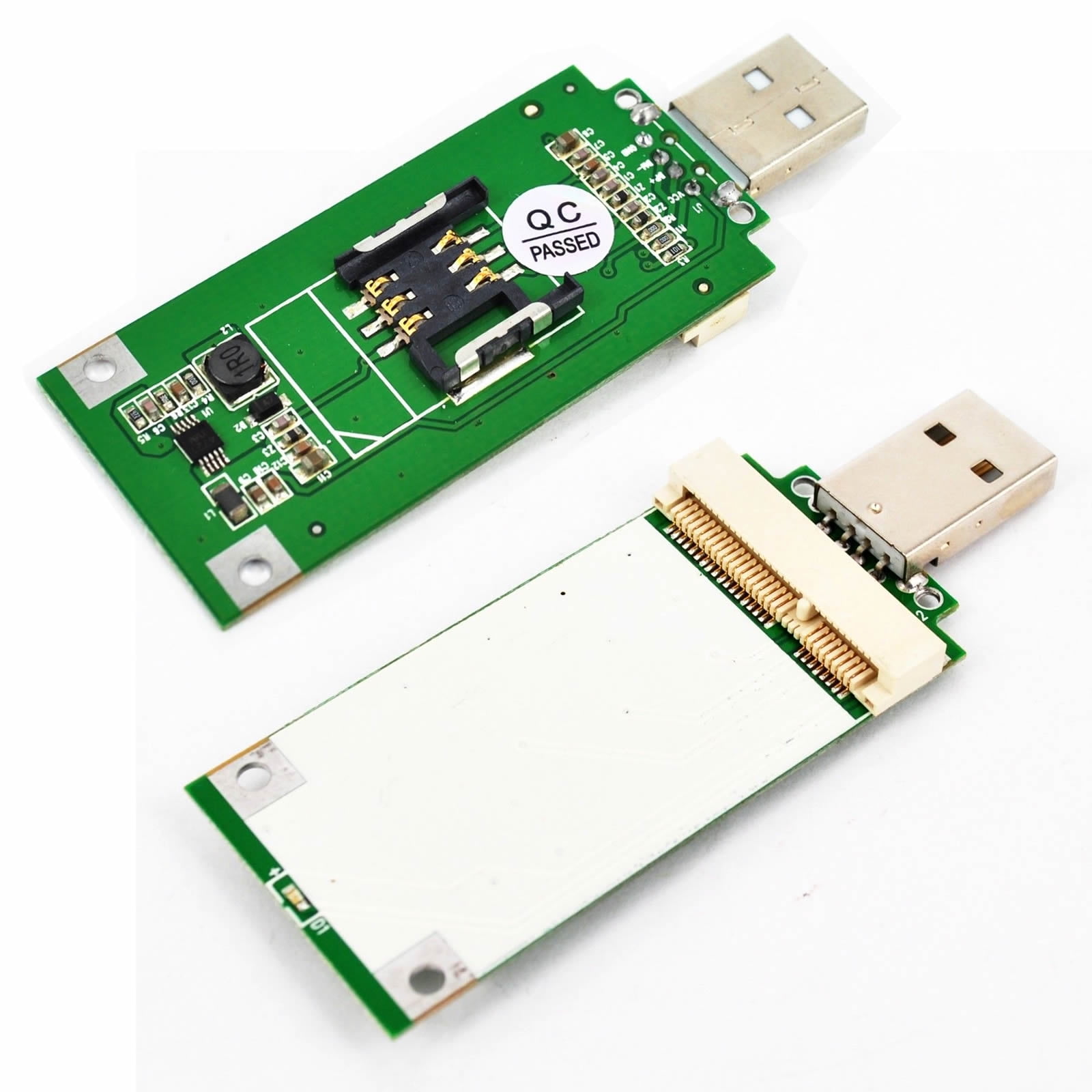 Melbourne vi svimmelhed Mini PCI-e 3G WLAN Wireless WIFI Card to USB Adapter with SIM Slot -  Walmart.com