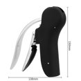 thumbnail image 2 of Bottle openers convenient bottle openers foil cutter bar lever corkscrew cork drill black, 2 of 5