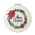 thumbnail image 1 of Bewildely Kit de inicio de punto de bordado de Navidad DIY patrón de Navidad hecho a mano bordado de tela aro principiante bordado punto de cruz Artesanía S338 Bewildely HA006931-02, 1 of 6
