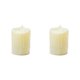 thumbnail image 2 of Advancent Lámpara de de decoración LED sin llama de luz de té de plástico eléctrico con luz de vela, superficie acanalada, beige Type2 NO2, 2 of 6